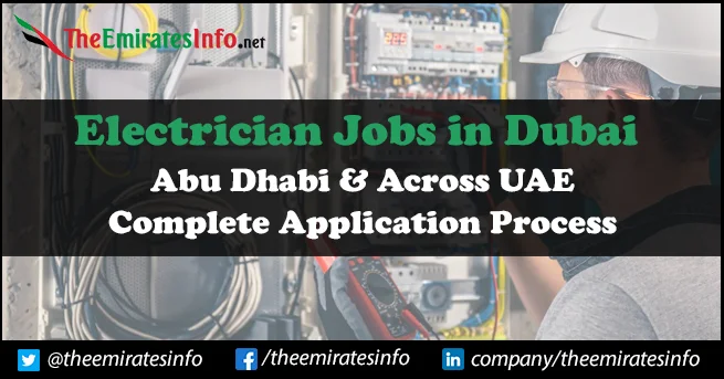 Electrician Jobs in Dubai | Easy Submit Online Application Electrician Jobs in Dubai