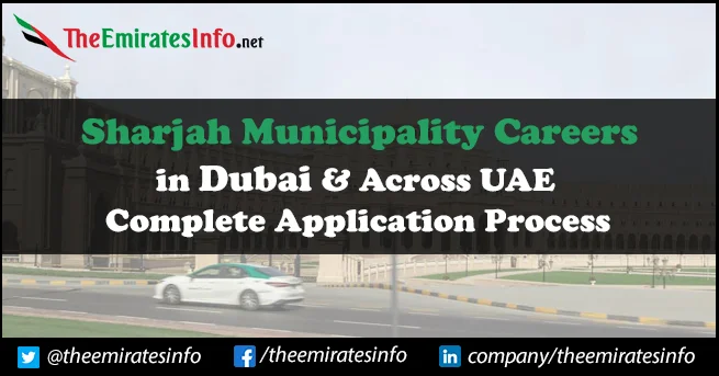 Sharjah Municipality Careers For Freshers | Apply Online Sharjah Municipality Careers