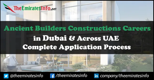 Ancient Builders Constructions Careers | Recent Jobs Are Currently Available Ancient Builders Constructions Careers