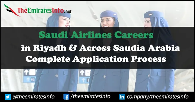 Saudi Airlines Careers | New Aviation Job Vacancies is Available Saudi Airlines Careers