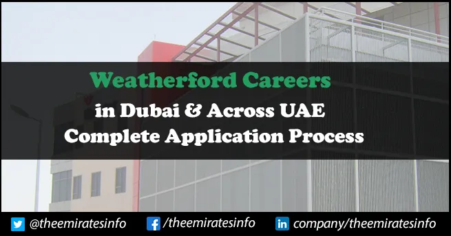 Weatherford Careers | Find Recent Job Vacancies For Freshers Weatherford Careers